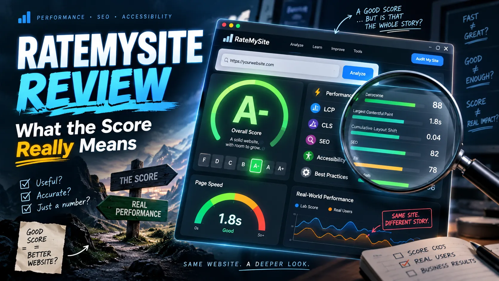 RateMySite Review 2026: What It Measures, How the Score Works, and Where It Falls Short