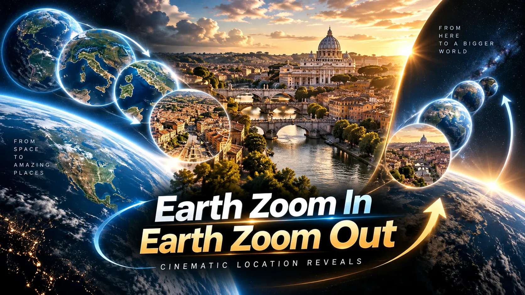 Earth Zoom In and Earth Zoom Out