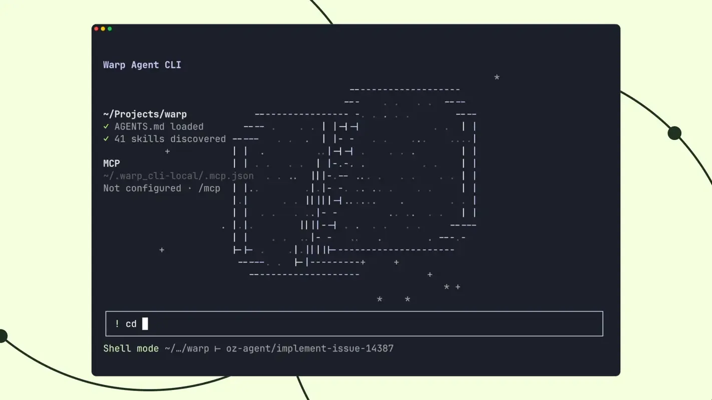 Warp Agent CLI preview
