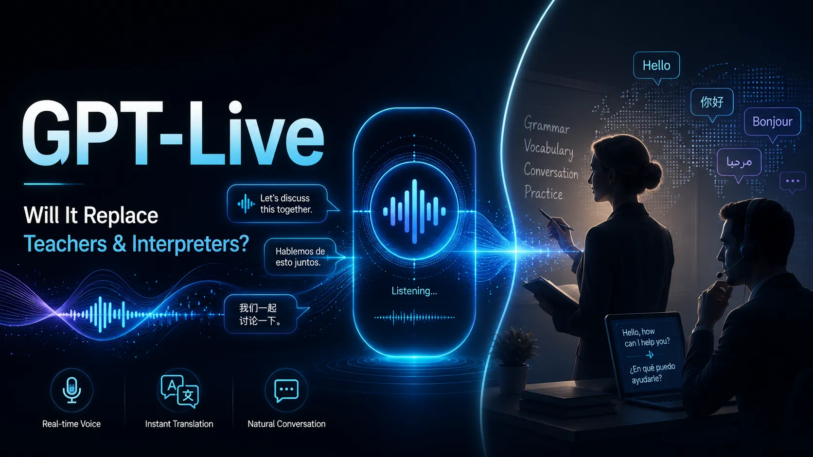 Will GPT-Live Replace English Teachers and Interpreters? What OpenAI’s Real-Time Voice Model Actually Changes