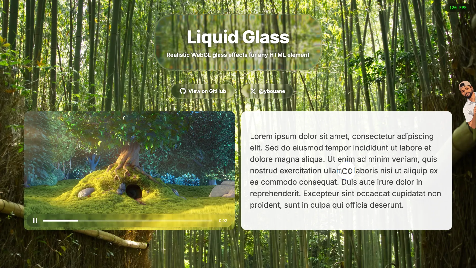 Liquid Glass JS for the Web: Best Online Demos and Glass Banner UI Tutorial