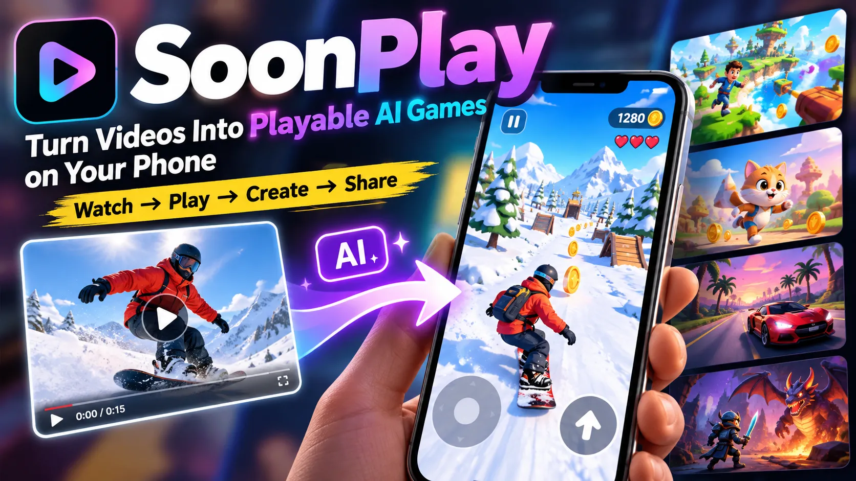 SoonPlay Explained: Turn Videos Into Playable AI Games on Your Phone (2026)