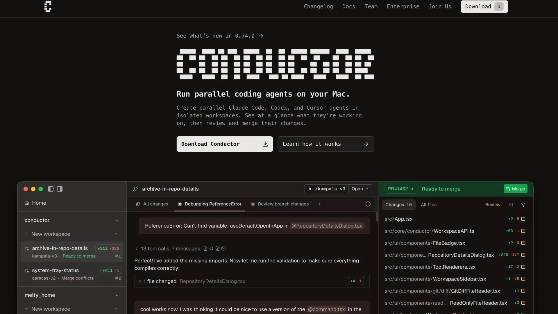 Conductor preview