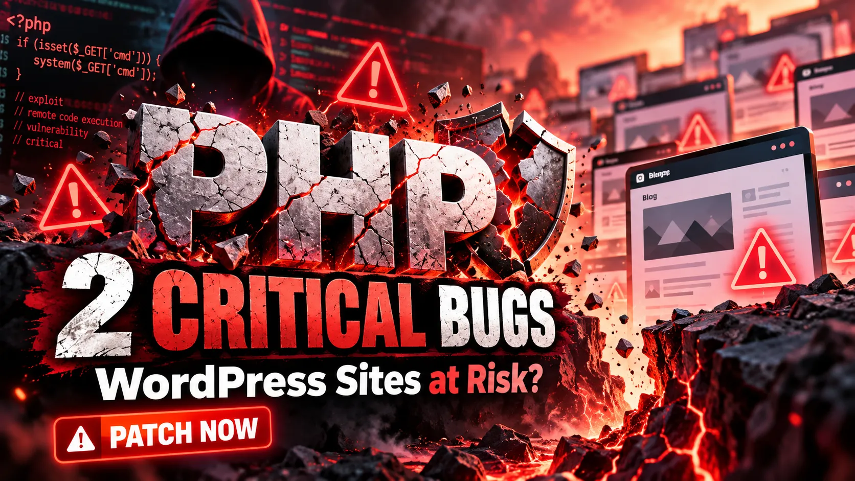 PHP2Shell: Two Critical PHP RCE Vulnerabilities Put WordPress Sites at Risk — What You Need to Know