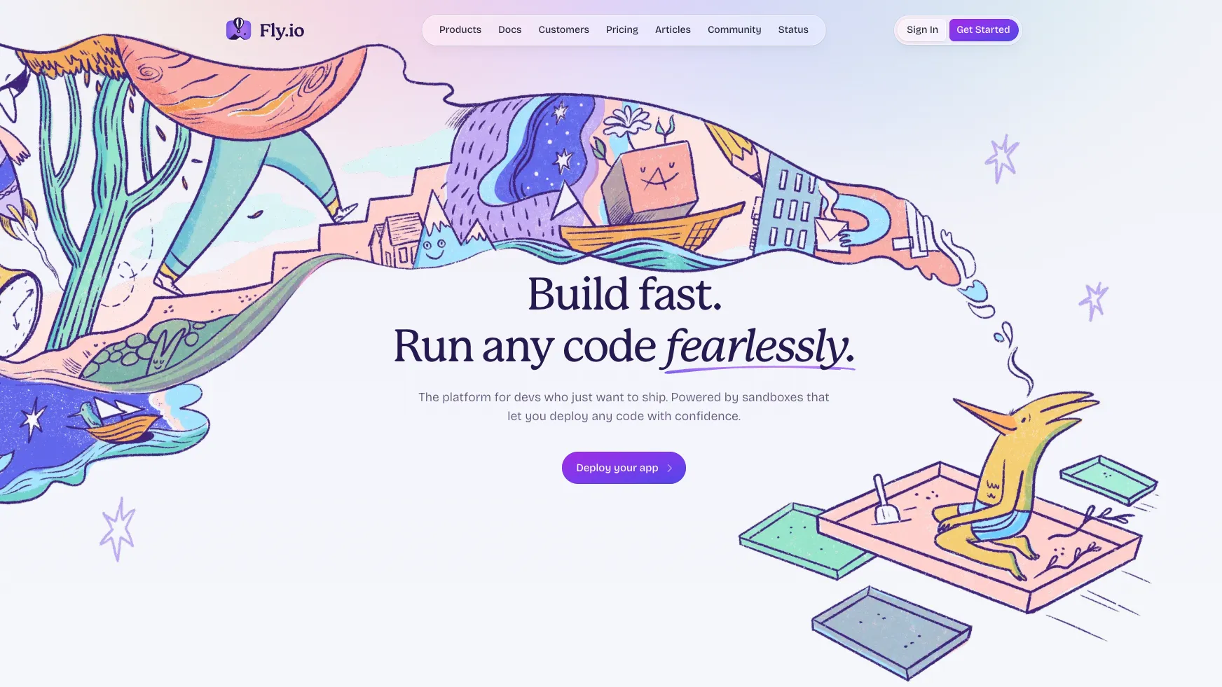 Fly.io preview
