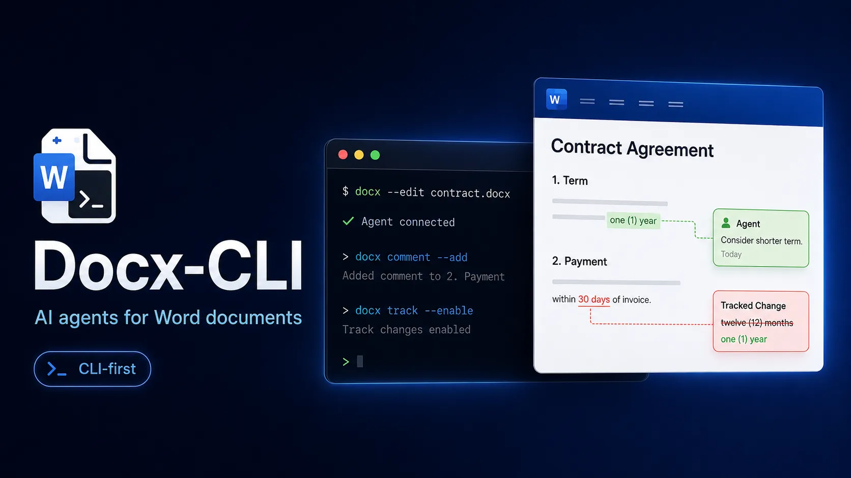 Docx-CLI preview