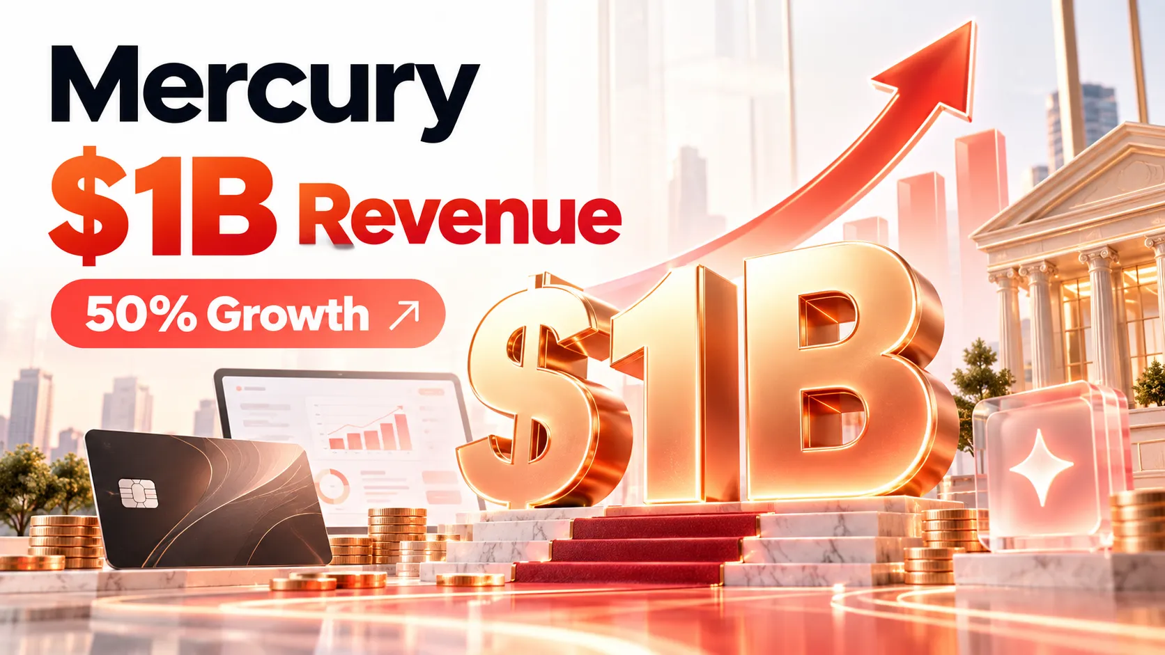 Mercury Hits $1 Billion in Annualized Revenue: Inside Its 50% Growth, AI Banking Strategy, and Payroll Expansion
