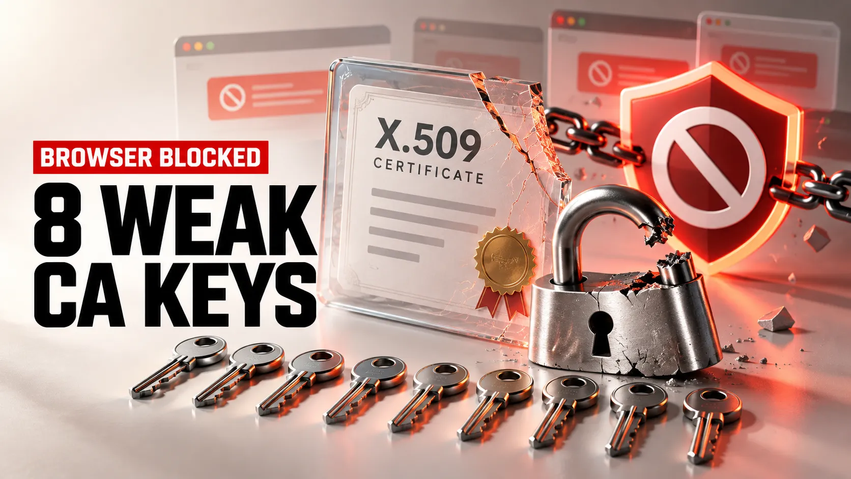 eMudhra CA Compromise: Eight Weak Private Keys Trigger Emergency Browser Blocks