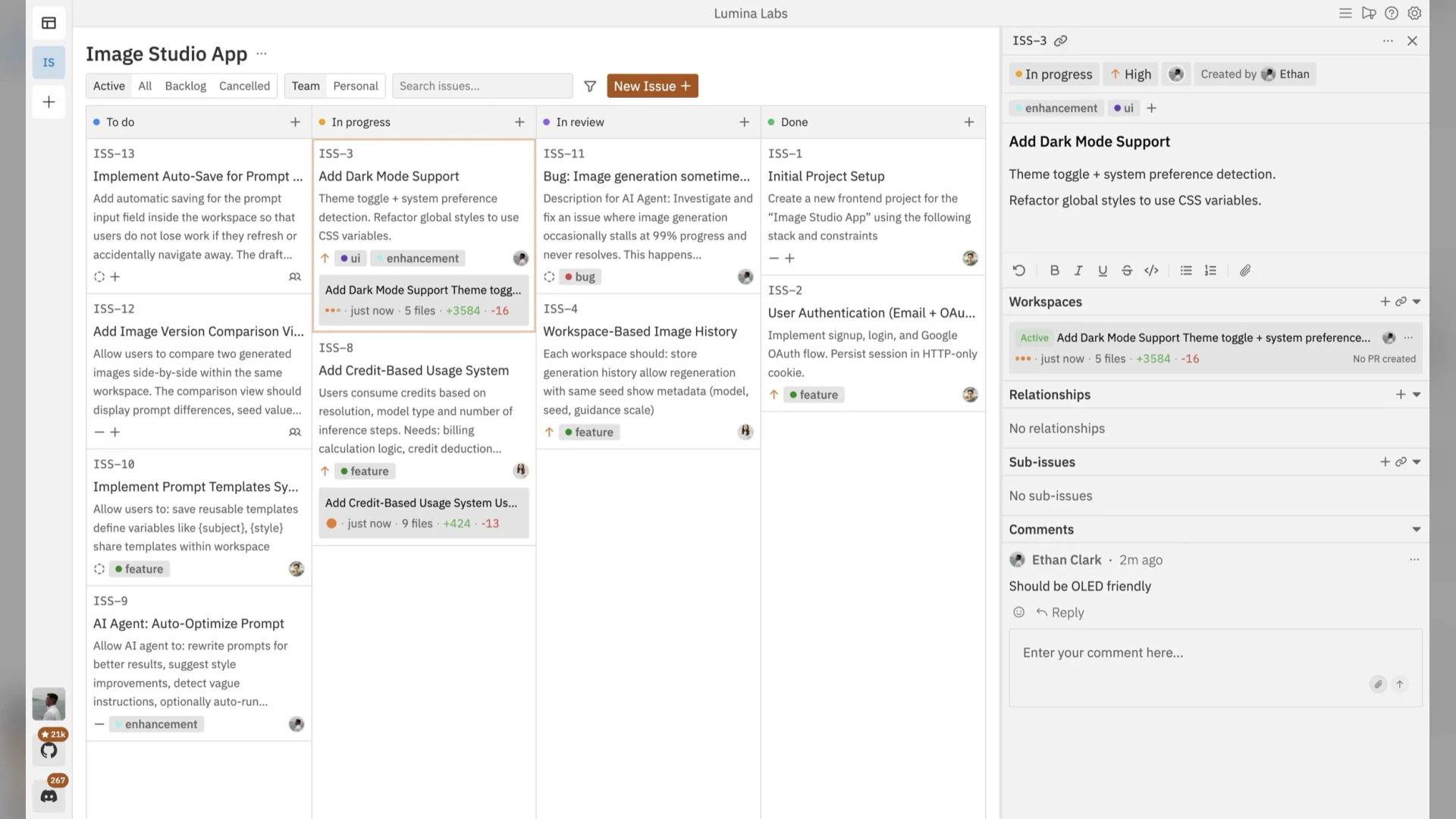 Vibe Kanban preview