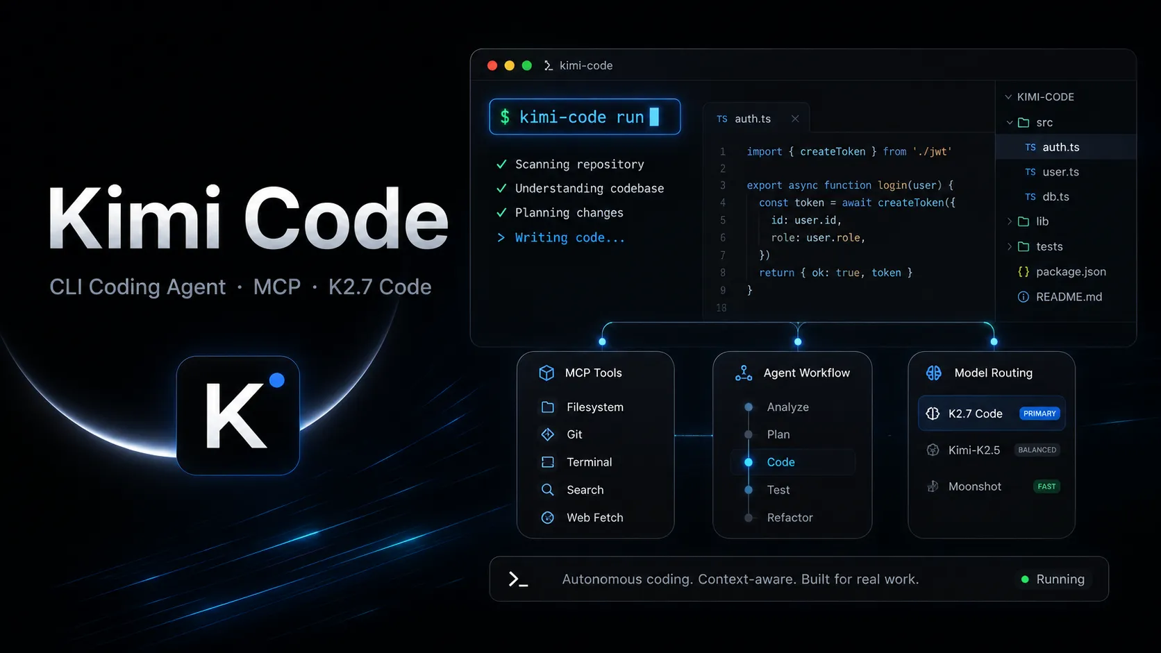 Kimi Code preview