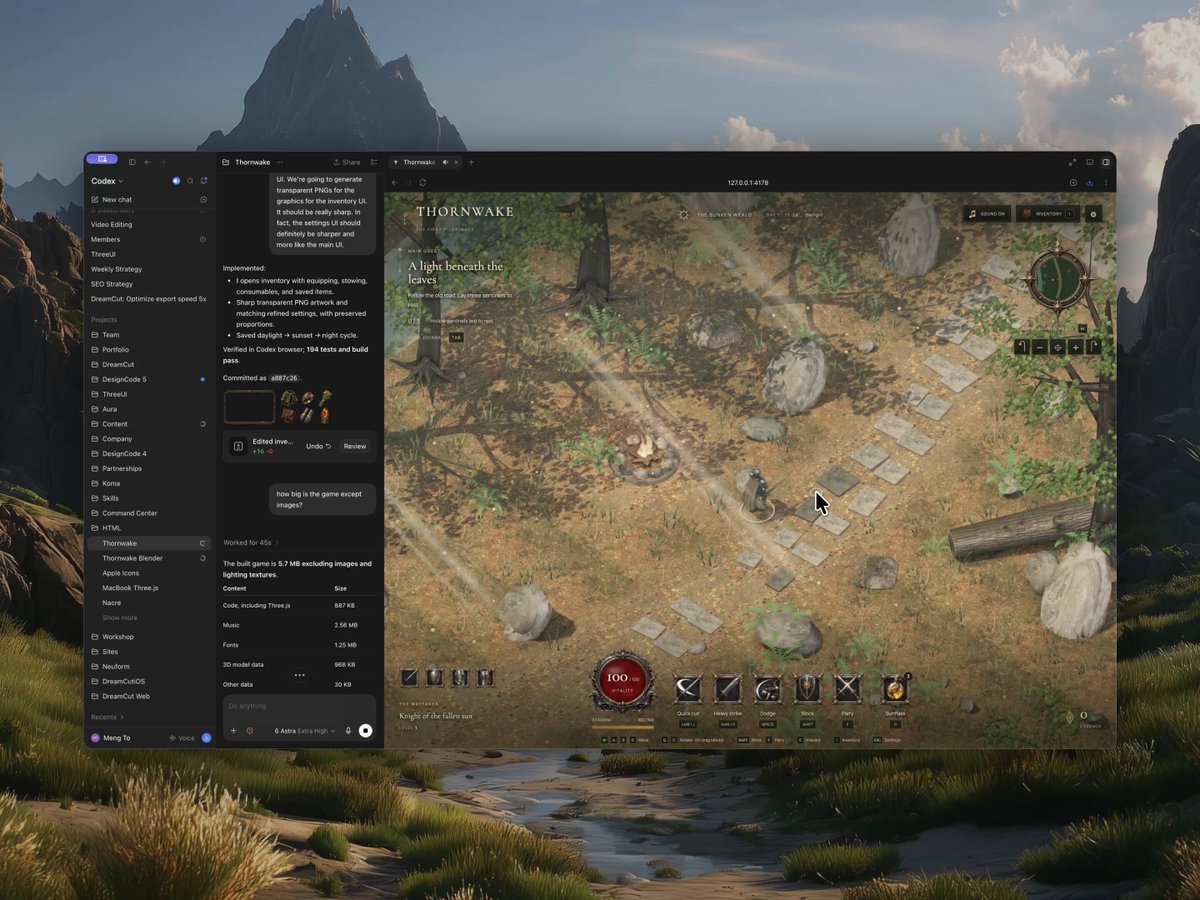 Preview of Meng To's game and trailer demonstration