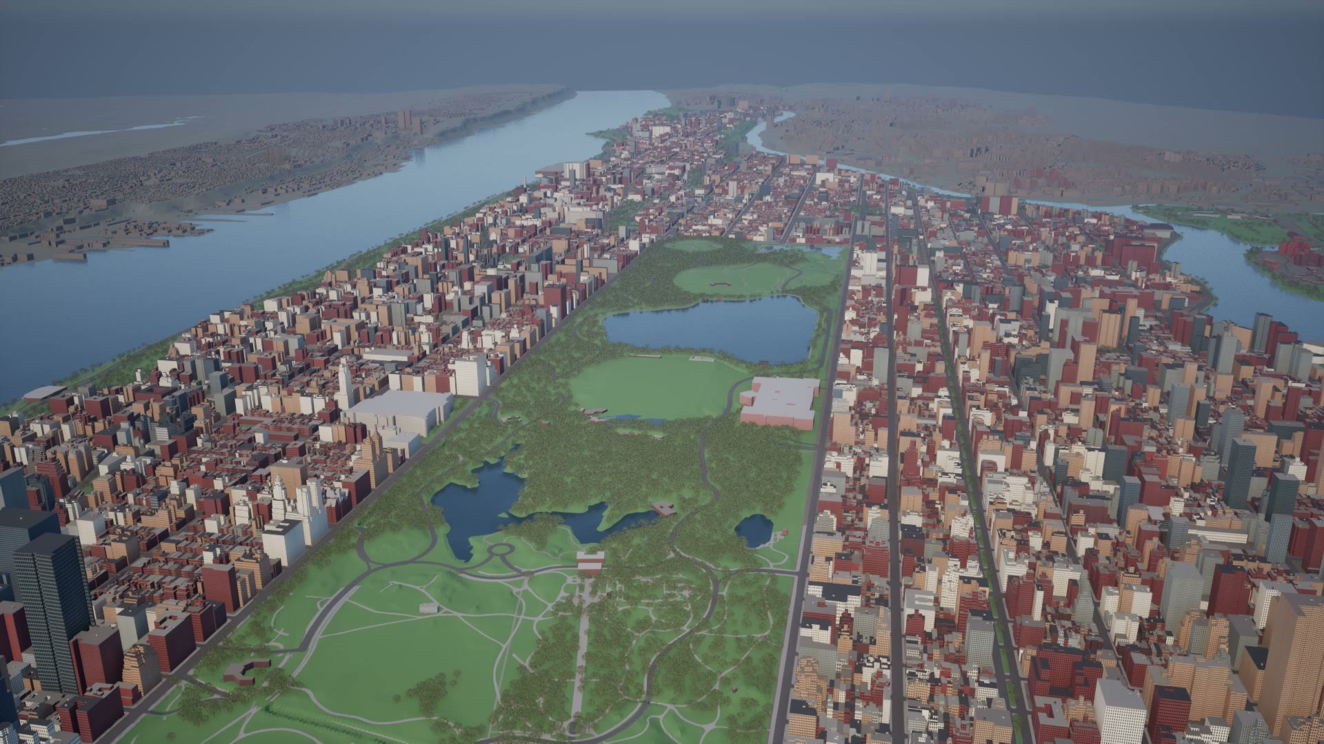 Manhattan scene from Matt Shumer's Astra and Unreal Engine world-building demonstration